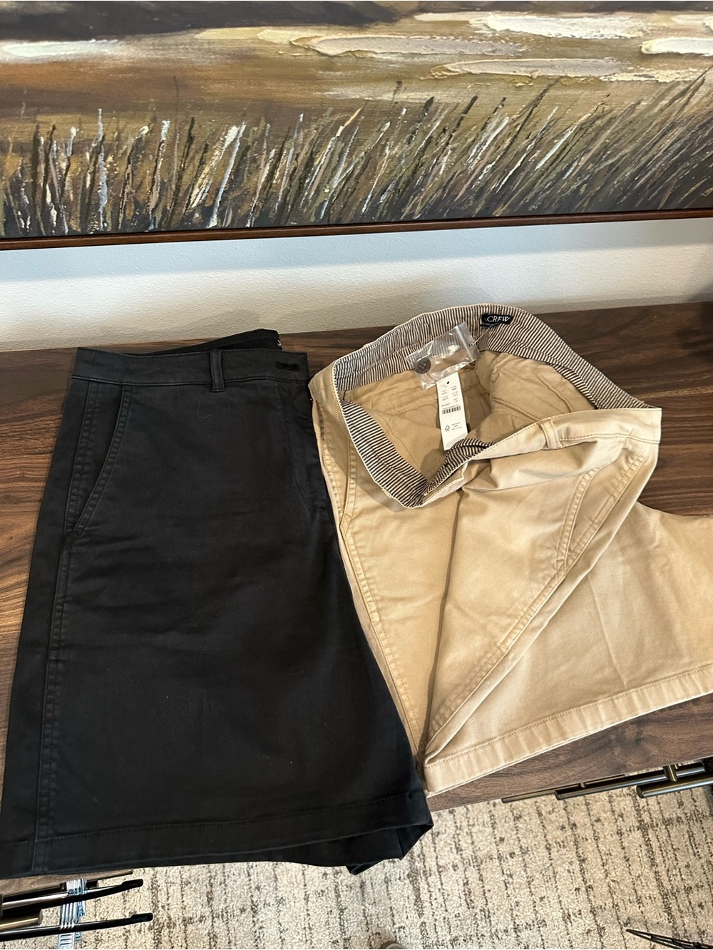 J Crew chino high-waist Shorts